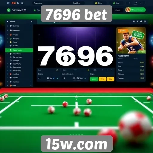 Interface do usuário do 7696 bet é intuitiva